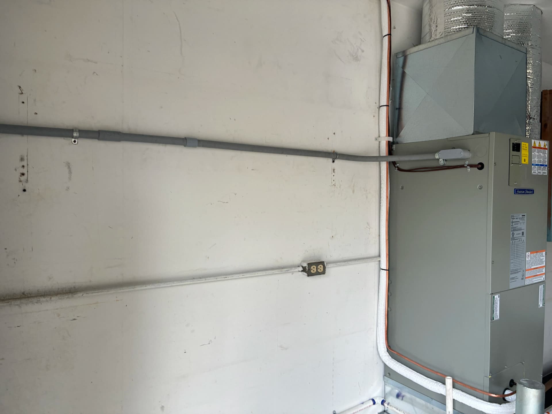 Gallery photos for Electrical Installation for a New American Standard Heat Pump System: Image #3